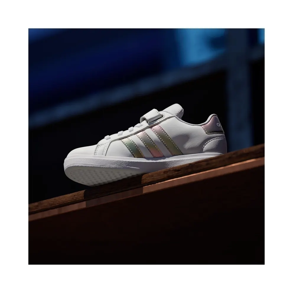 Adidas Grand Court 2.0 Kids Cloud White / Iridescent / Cloud White (IE3851)