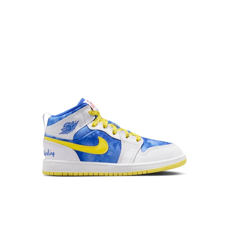 Jordan 1 Mid Sneaker School Be Tall In Your Thinking (FZ3943-100)