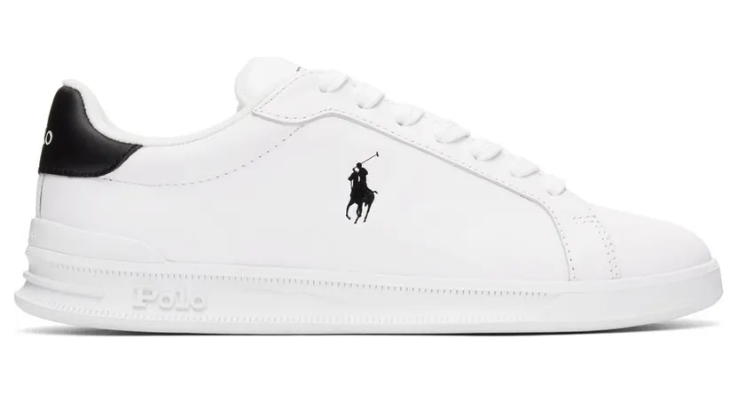 Ralph Lauren White Heritage Court II WHITE/BLACK PP (809829824005)