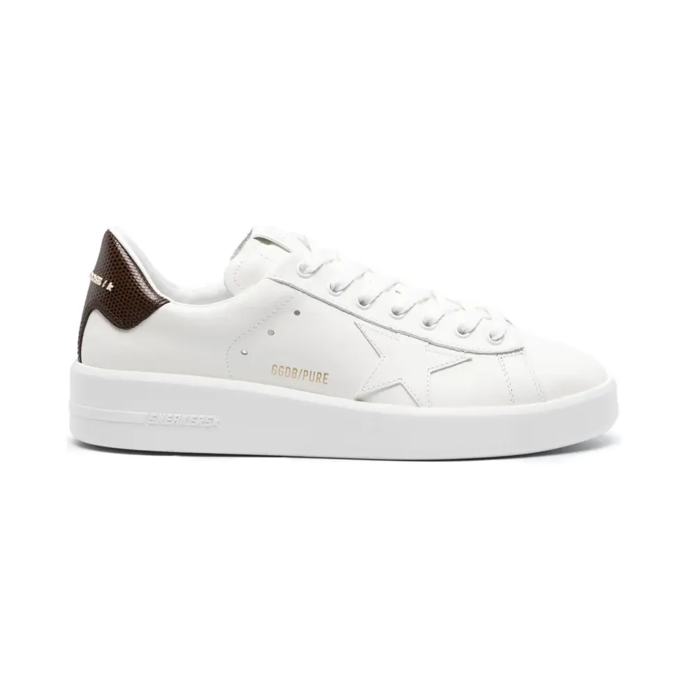 Golden Goose Purestar leren sneakers – Weiß (GMF00197F005222)