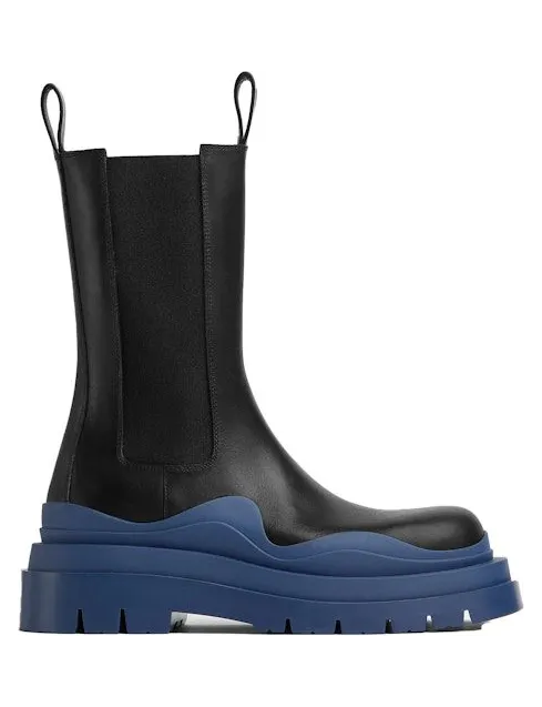 Bottega Veneta Tire Boots Black Blue (630297 VBS50 1759)