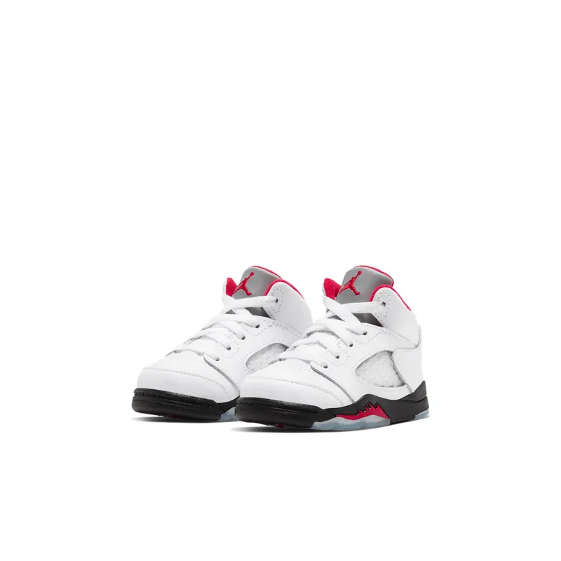 Air Jordan V 5 Retro Fire Red Silver Tongue (TD) (2020) (440890-102)