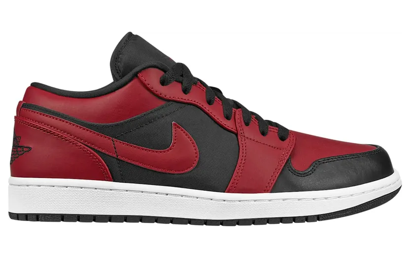 Jordan 1 Retro Low Black Gym Red
