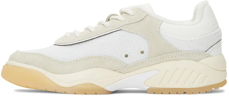 A.P.C. White & Beige Andrea Court (PSAGV-M56116)