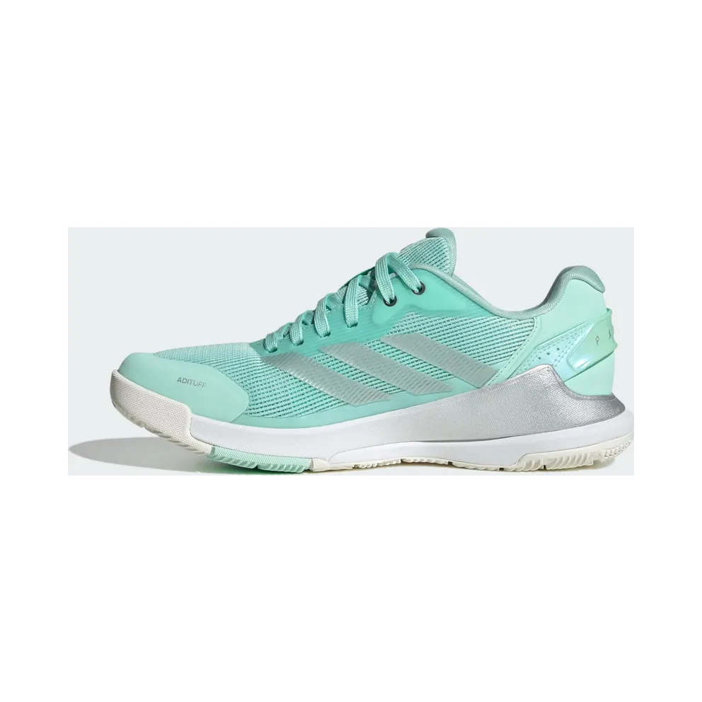 Adidas Crazyquick Lightstrike Padel Shoes Clear Mint / Silver Metallic / Cloud White (KI3588)