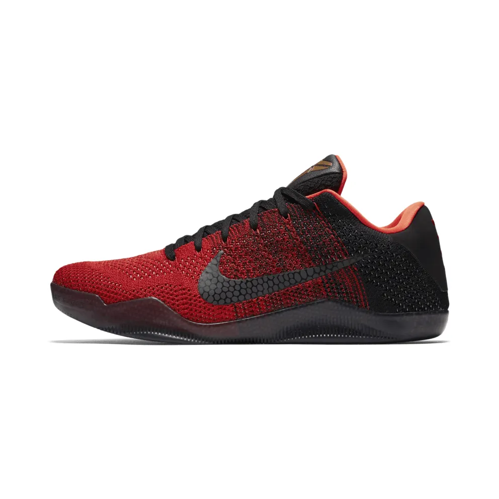 Nike Kobe 11 Elite Low Achilles Heel University Red/Metallic Gold-Black (822675-670)