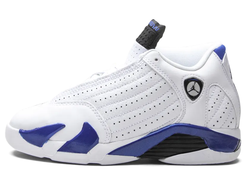 Jordan 14 Retro White Hyper Royal (PS)