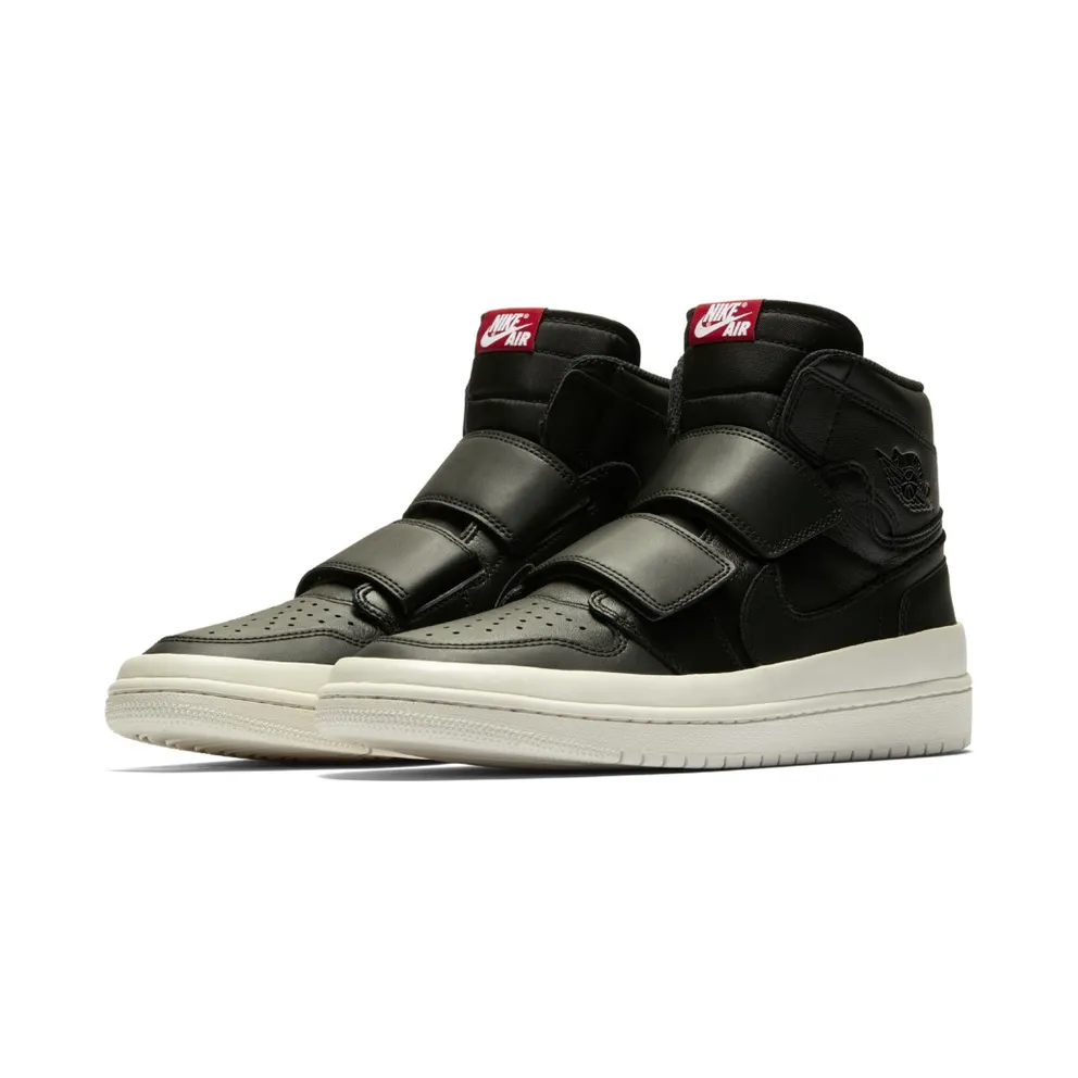Jordan 1 Retro High Double Strap Black Sail Black/Gym Red-Sail-Gym Red (AQ7924-001)