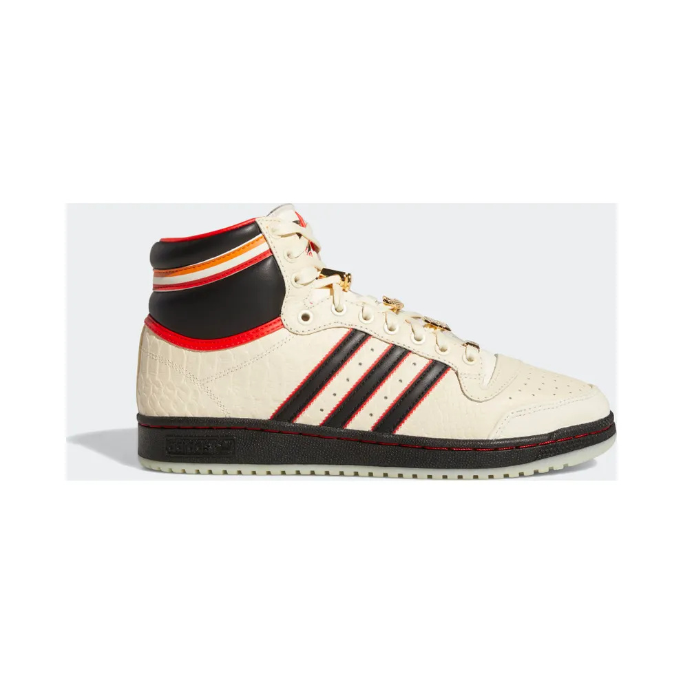 adidas Top Ten Hi ESPN Schuh Cream White / Core Black / Vivid Red (GZ1072)