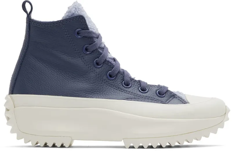 Converse Blue Leather Run Star Hike (172058C)
