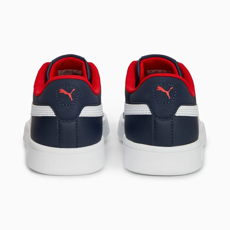 Puma Smash 3.0 Leather Youth White/Blue/Red (392031-04)