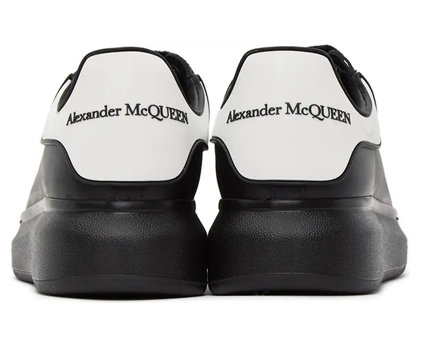 Alexander McQueen Black & White Oversized Sneakers (625156WHXMT) (4)