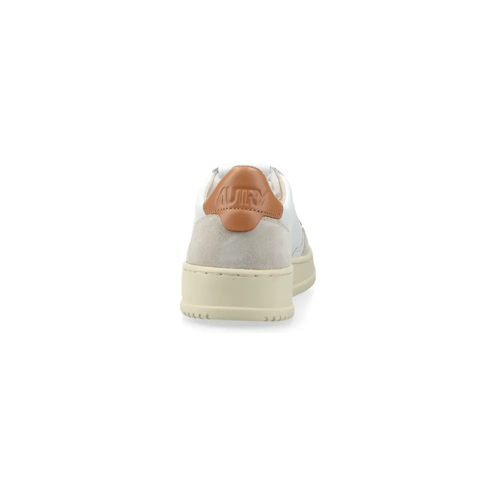 Autry Medalist Low W (leat / suede white / sandstorm) – AULWLS76