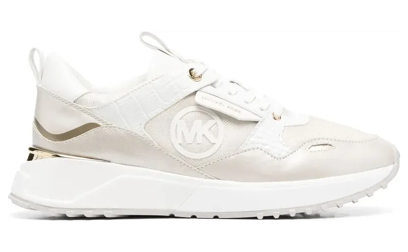 Michael Kors Sneakers met metallic-effect – Goud (43S3THFP1D)