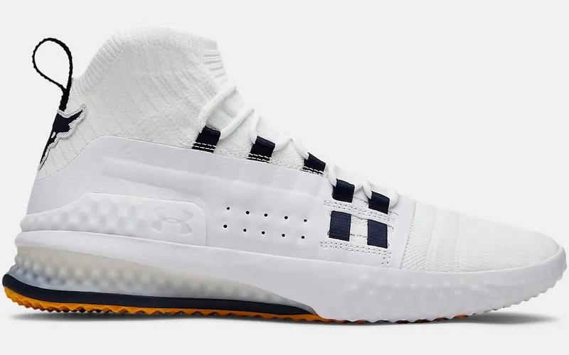 Under Armour Project Rock 1 White Navy Taxi White/Navy-Taxi (3020788-108)