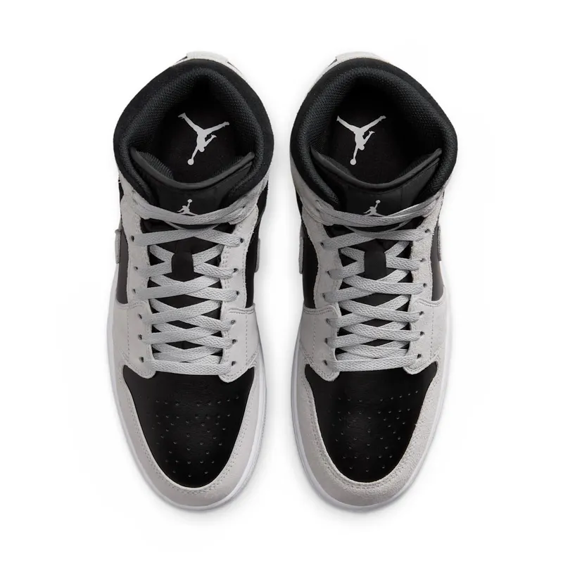 Jordan 1 Mid Light Smoke Grey Black – “Light Smoke Grey / Black / White” (DQ8426-008)