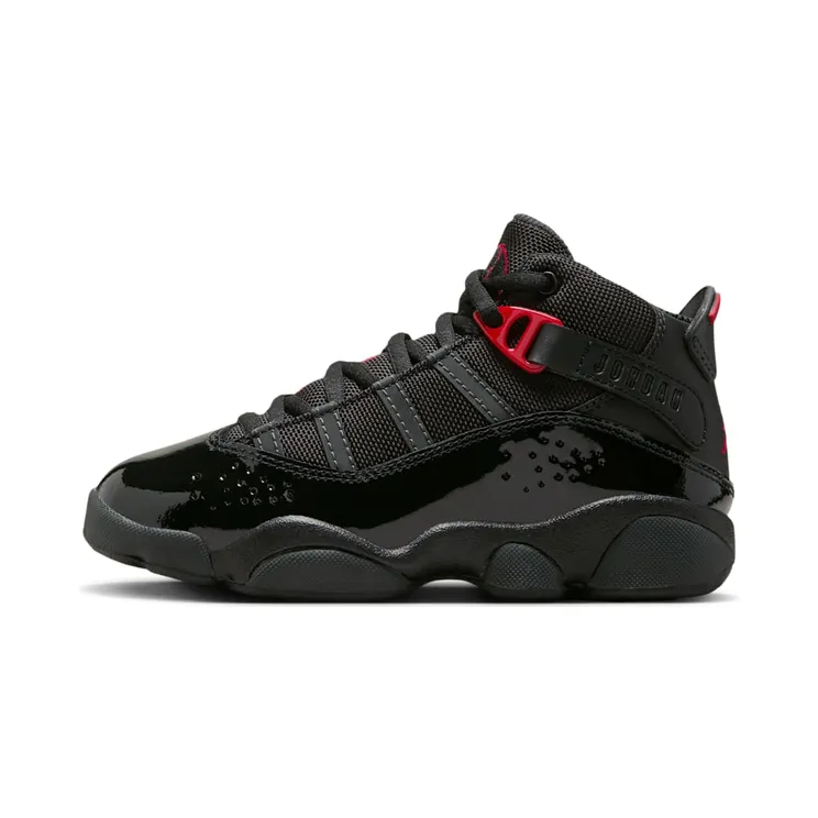 Jordan 6 Rings Black Anthracite Fire Red (323432-026)