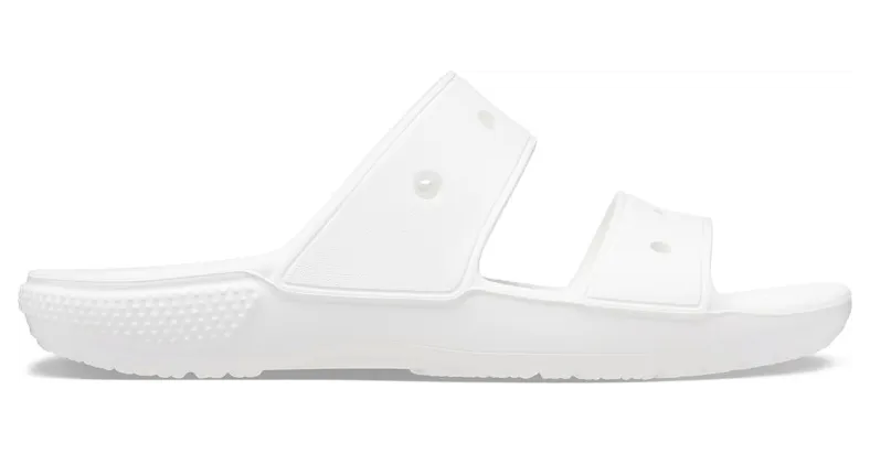 Crocs Classic Double Band Slide Sandals White (206761-100)
