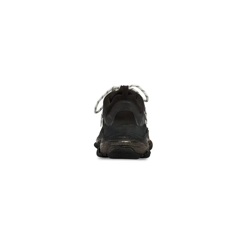 Balenciaga Triple S Clear Sole Double Black (W) (544351W2FB11000)