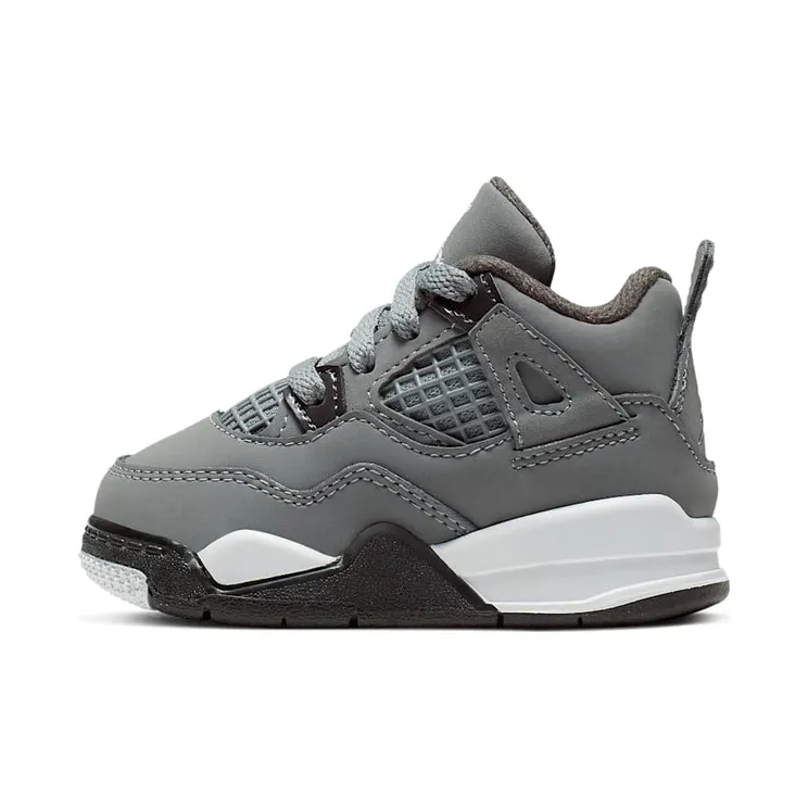Air Jordan 4 Retro TD ‘Cool Grey’ 2019 “Cool Grey / Dark Charcoal / Varsity Maize / Chrome” (BQ7670-007)