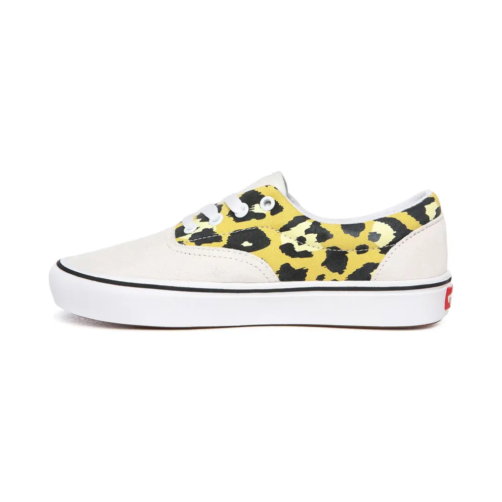 VANS Mixed Media Comfycush Era Shoes (White)