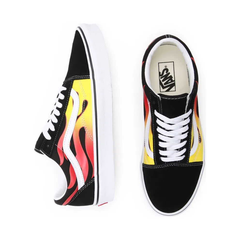 Vans Old Skool Flame (2017) Black/True White (VN0A38G1PHN)