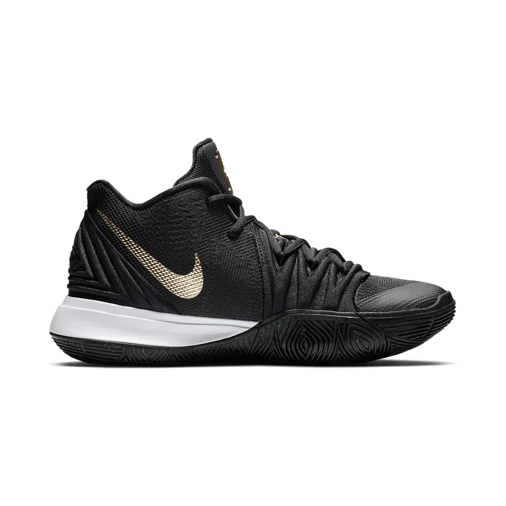 Nike Kyrie 5 Black Metallic Gold Black/Metallic Gold-White (AO2918-007)