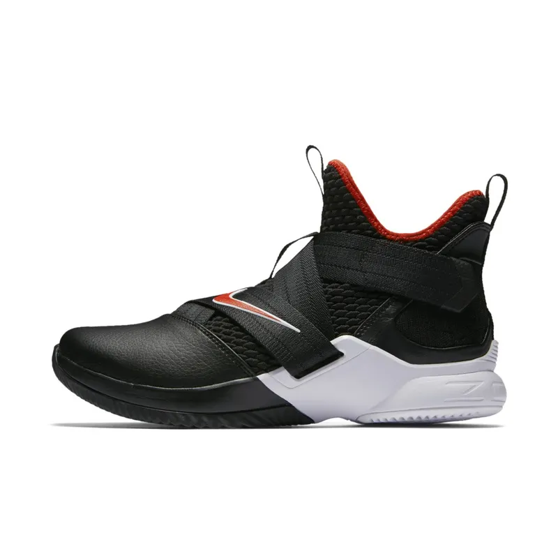 Nike LeBron Zoom Soldier 12 Bred Black/University Red-White (AO2609-001)
