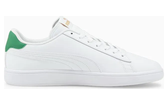 Puma Smash v2 leren Goud/Groen/Wit (365215-36)