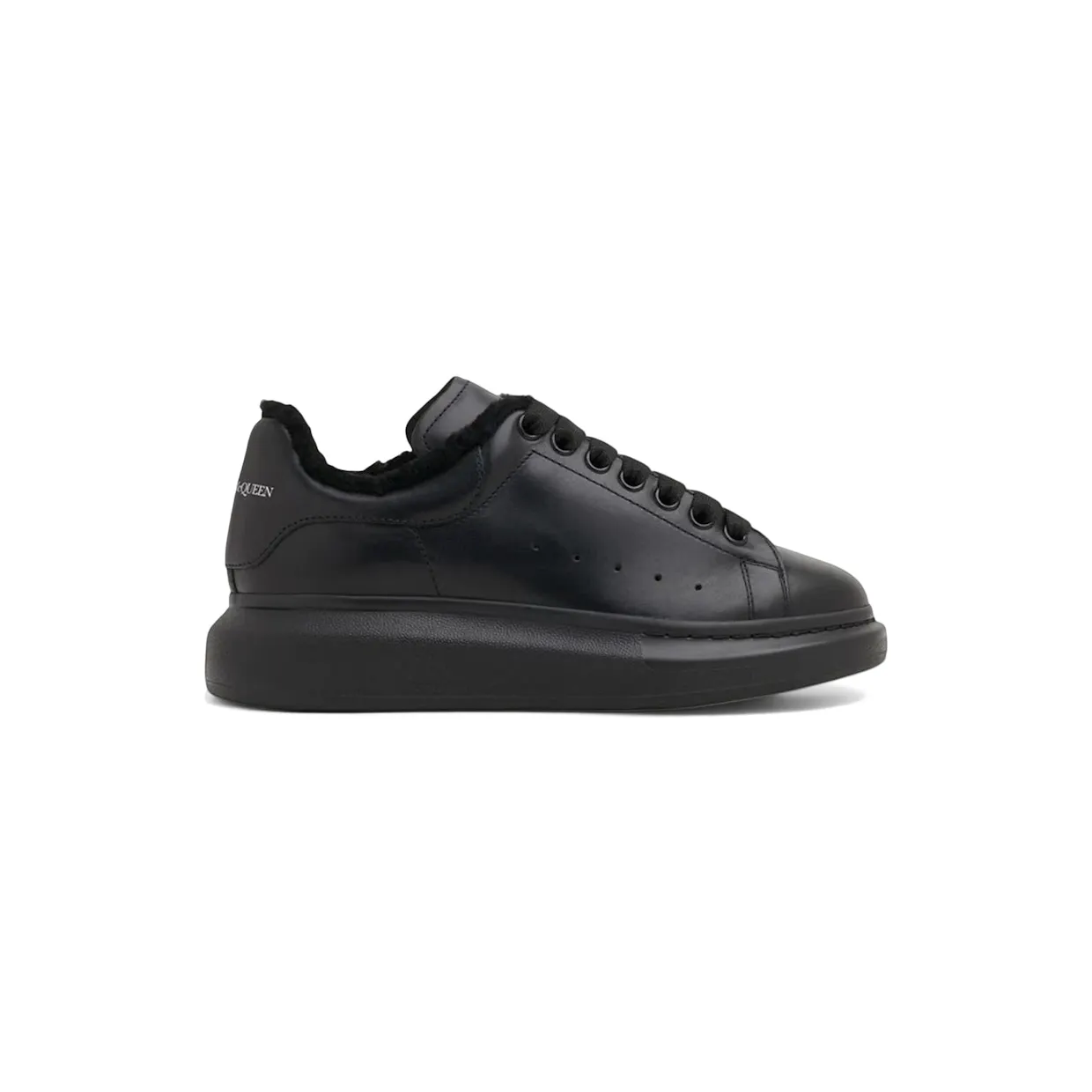 Alexander McQueen Oversized Triple Black Shearling (604228 WHBN6 1000)