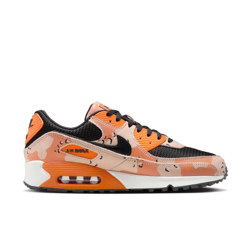 Nike Air Max 90 Premium “Bio Beige / Safety Orange / Phantom / Black” (IF1721-201)