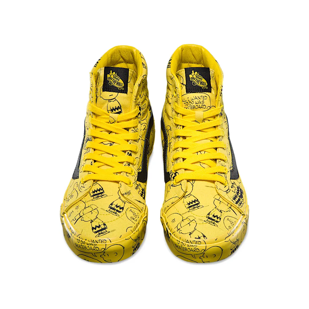 Vans Sk8-Hi Peanuts Charlie Brown Yellow/Black (VN0A2XSBQX4)