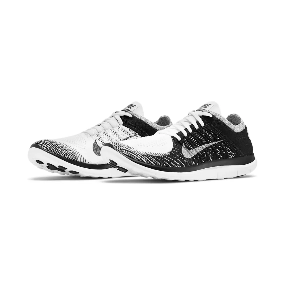Nike Free 4.0 Flyknit White Black (631053-100)