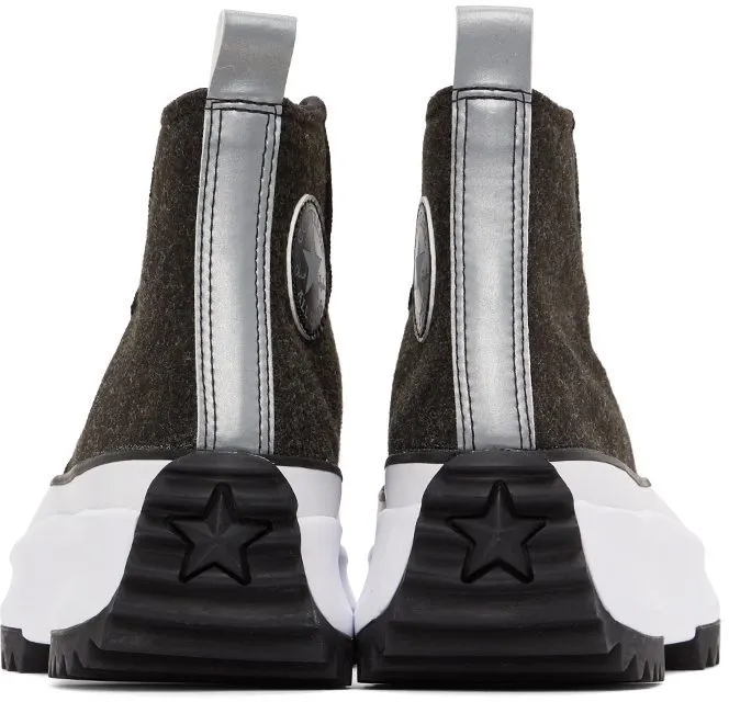 Converse Run Star Hike High ‘Black Ice – Black Silver’ Black/Silver/White (169437C)