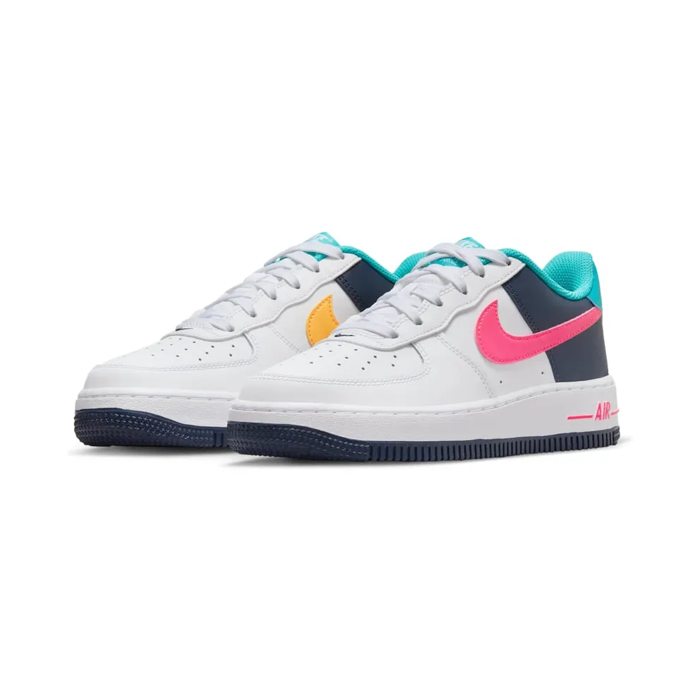 Nike Air Force 1 Low White Thunder Blue Dusty Cactus Racer Pink (HF4793-100)