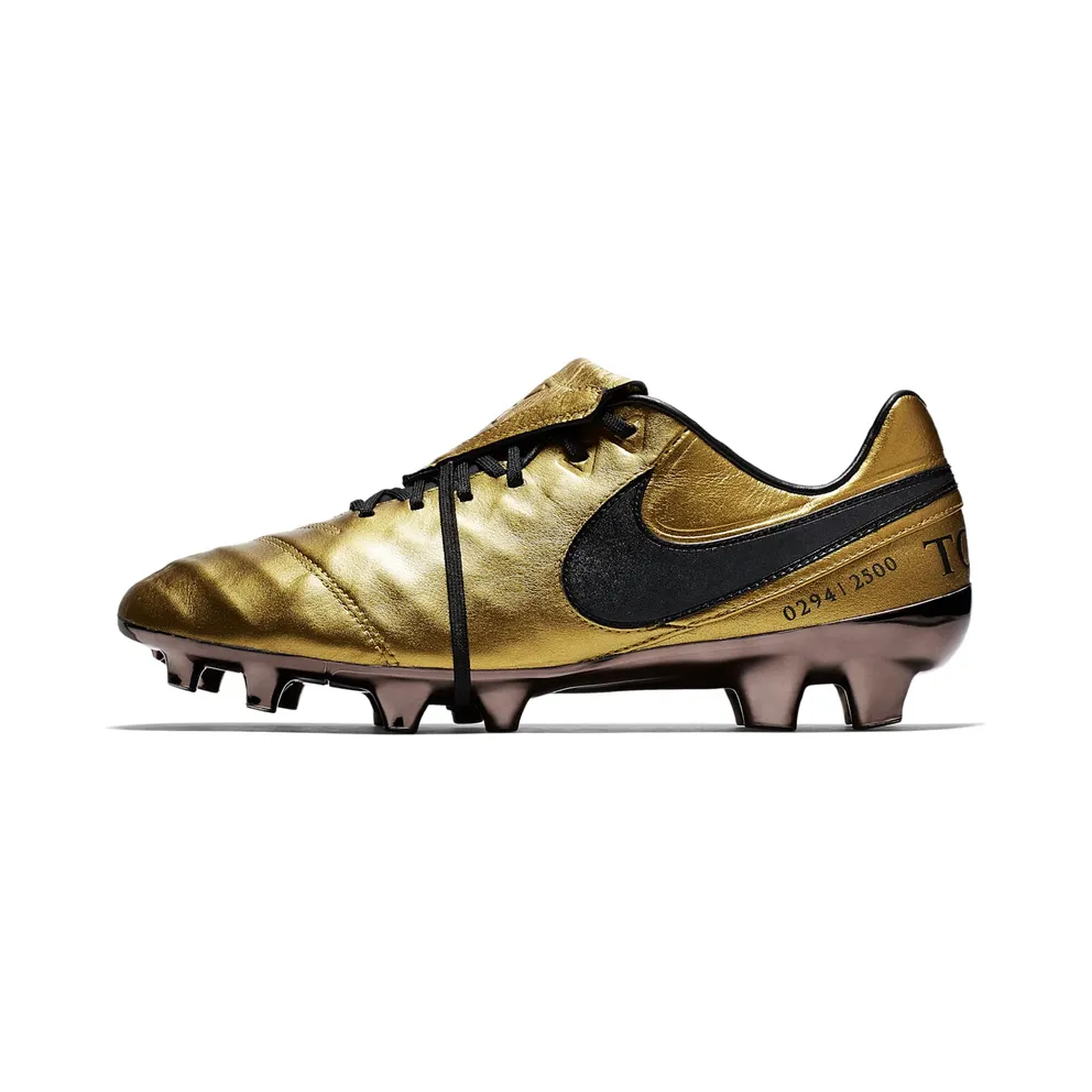 Nike Tiempo Legend VI SE FG Totti x Roma Metallic Gold/Team Crimson-Black (AA0612-706)