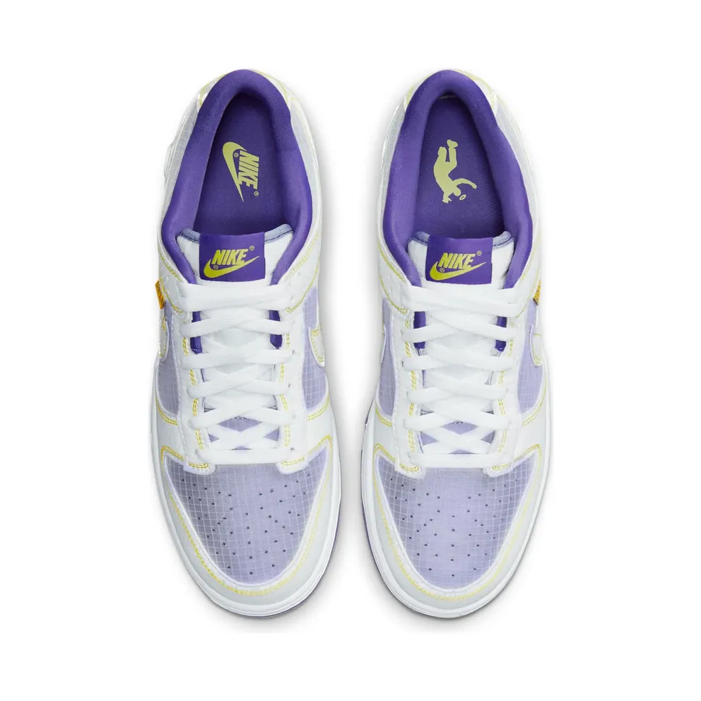 Nike Dunk Low Union Passport Pack Court Purple – “Grey / Purple / Yellow” (DJ9649-500)