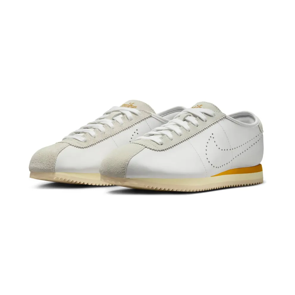 Nike Cortez “White Bronze Perforated Swoosh” (HQ1841-100)