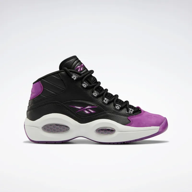 Reebok Question Mid Shoes Core Black / Aubergine / Pure Grey 1 (GX0240)
