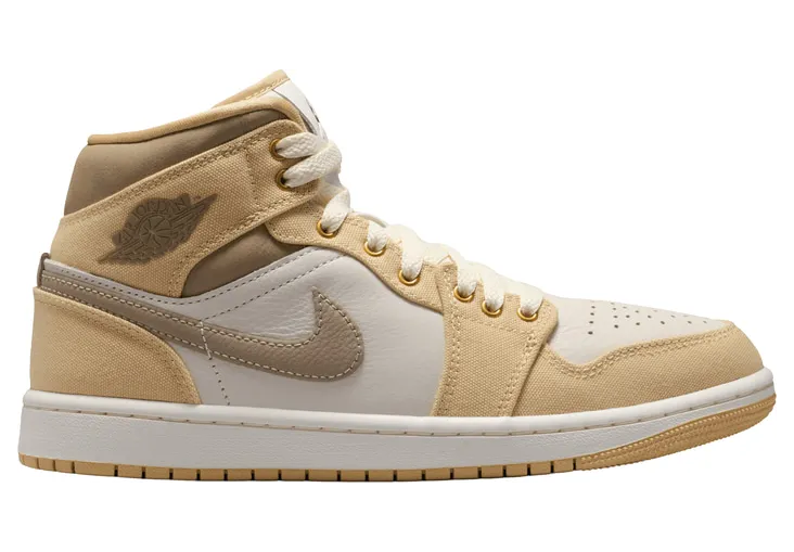 Jordan 1 Mid Khaki Sesame