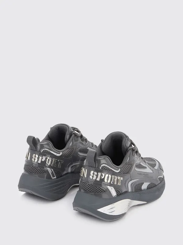 Plein Sport Pegasus Project Mesh And Patent Leather Grey (FAESUSC0848STE003N72)