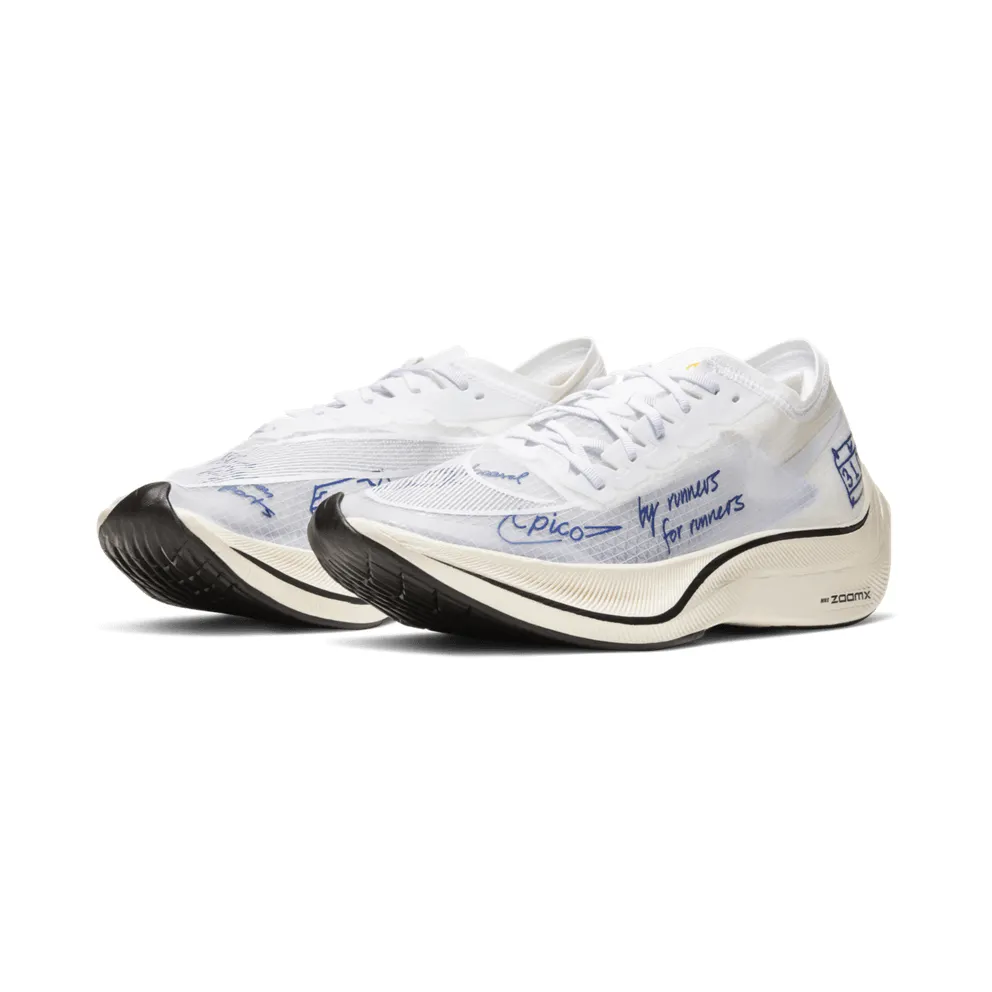 Nike ZoomX VaporFly Next% Blue Ribbon Sports White/Team Royal-Orange Peel-White (CU4844-100)