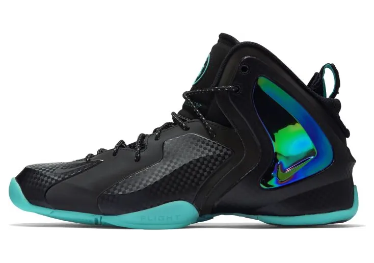 Nike LIL Penny Posite Black Hpyer Jade (630999-002)