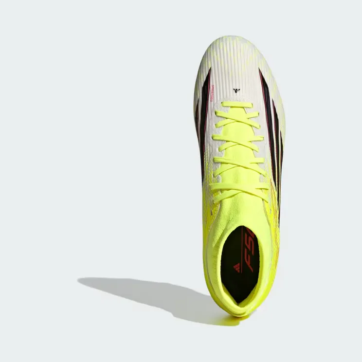 adidas F50 League Mid Cut Firm Ground / Multi Ground Football Boots “Team Solar Yellow 2 / Core Black / Lucid Red” (JP8348)