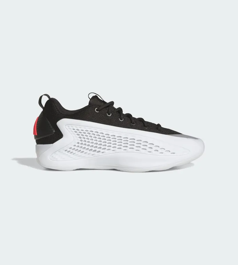 Adidas Anthony Edwards 1 Low Sportschoenen Cloud White / Core Black / Lucid Red (JQ6140)