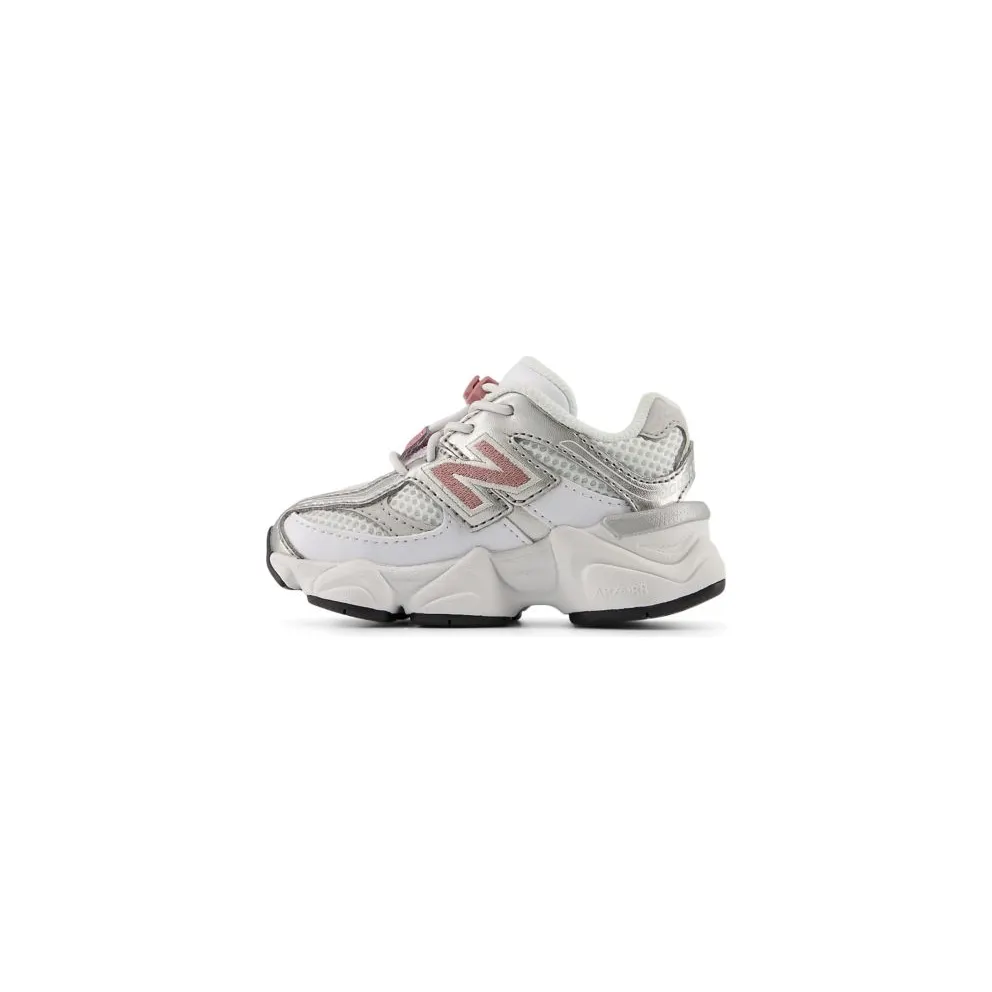 New Balance 9060 Bungee Lace TD “White Rosewood Silver” (I90606HV)
