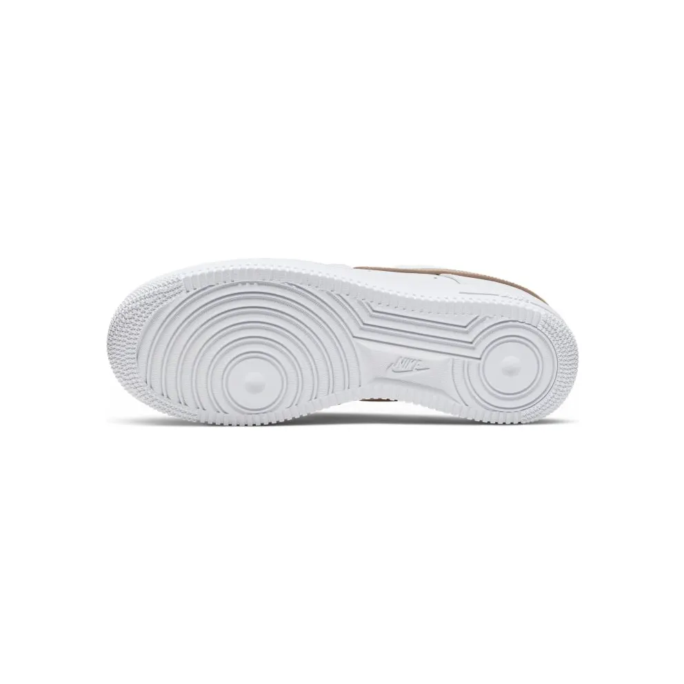 Nike Air Force 1 Low White Vachetta Tan White/Black-Metallic Gold-Vachetta Tan (CU6675-100)