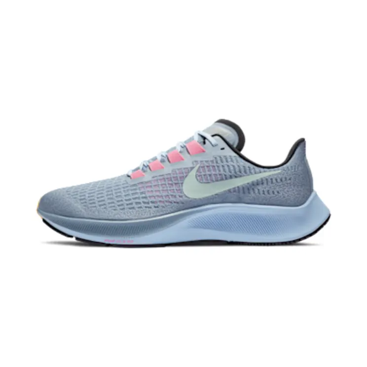 Nike Air Zoom Pegasus 37 “Obsidian Mist / Black / Lotus Pink / Hydrogen Blue” (BQ9646-401)