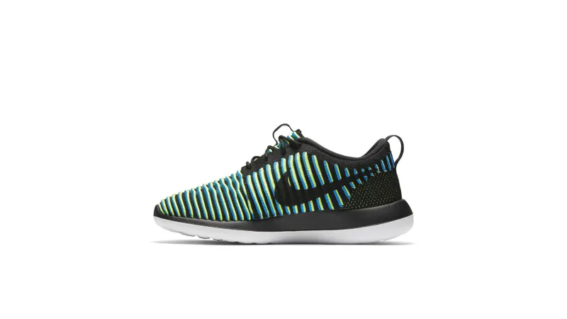 Nike Roshe Two Flyknit Photo Blue (W) Black/Photo Blue-Volt-Black (844929-003)
