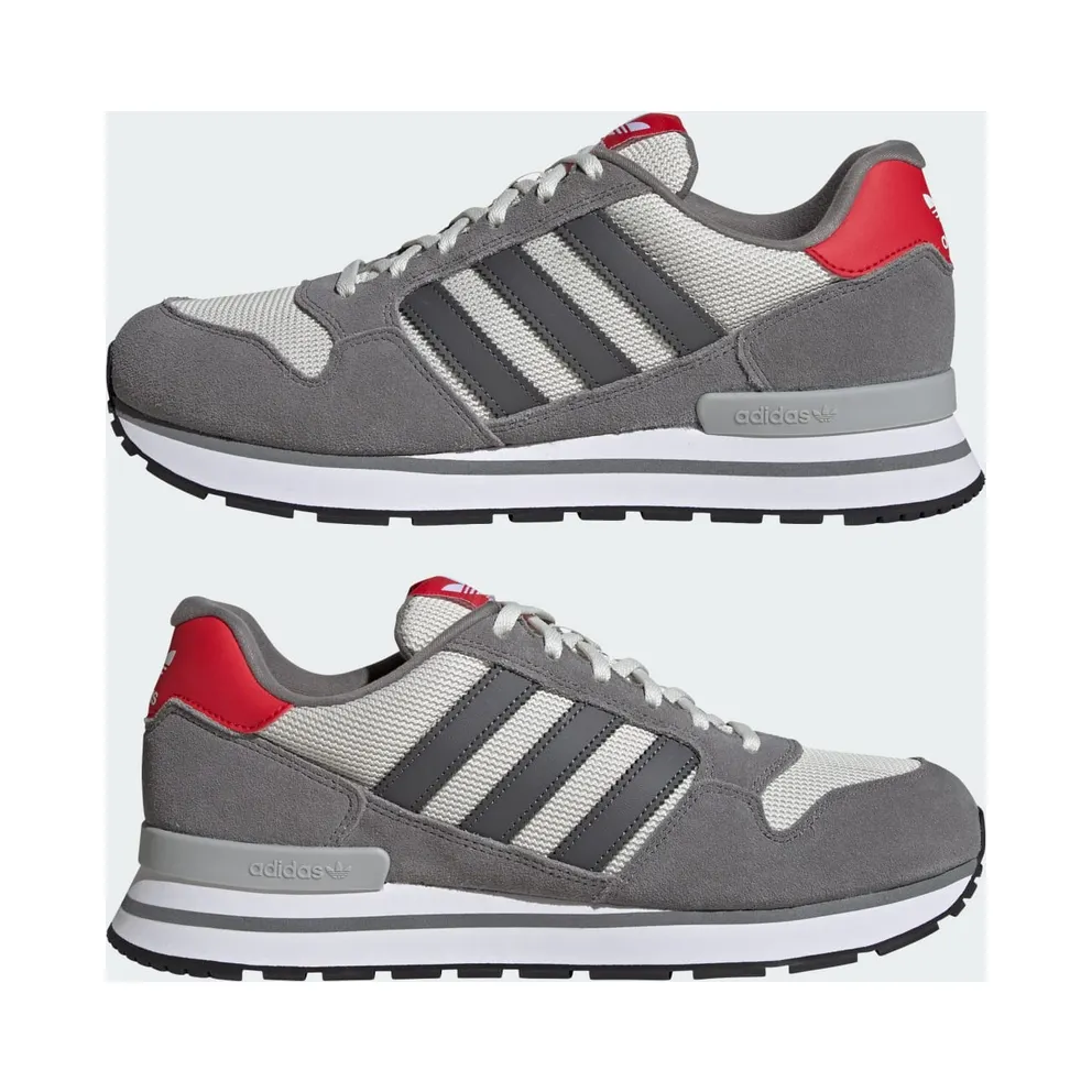 Adidas ZX 600 Shoes Grey Four / Grey Five / Better Scarlet (IH7271)